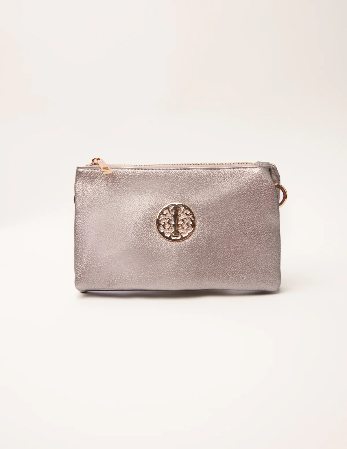 Detailed Zip Up Purse With Detachable Strap - Image 3