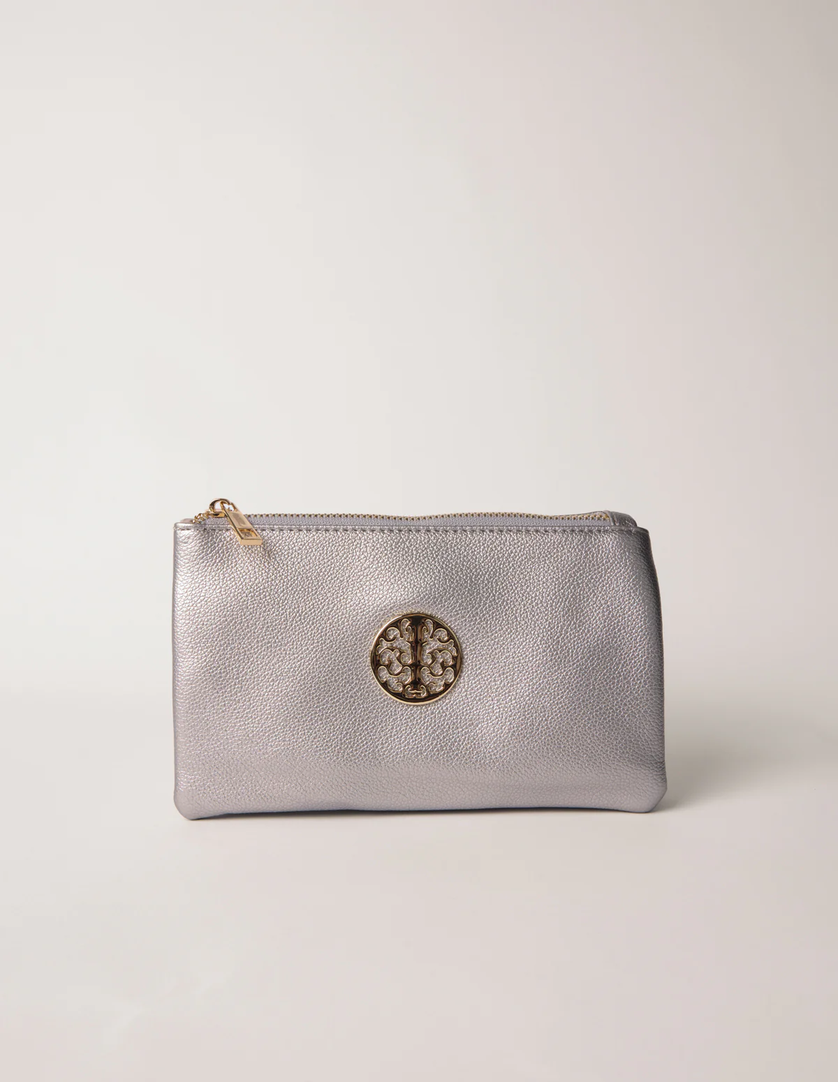 Detailed Zip Up Purse With Detachable Strap - Image 4