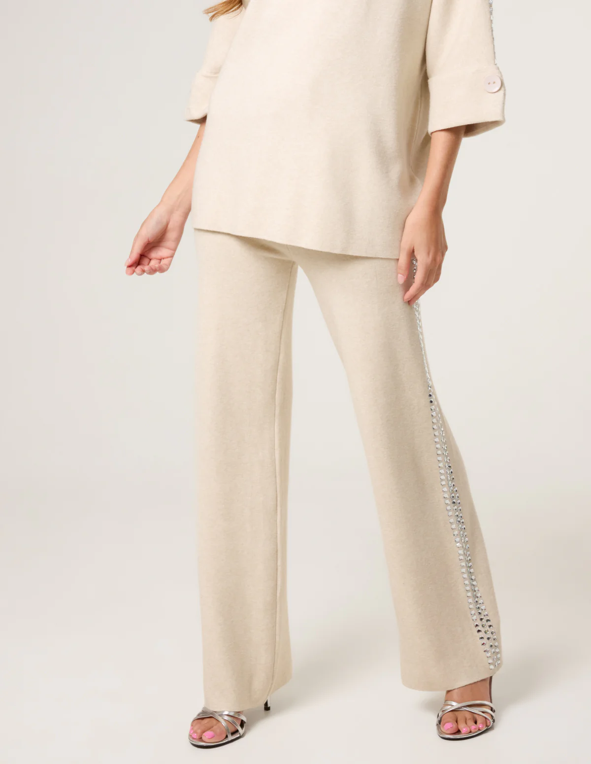 Square Rhinestone Trousers - Image 2