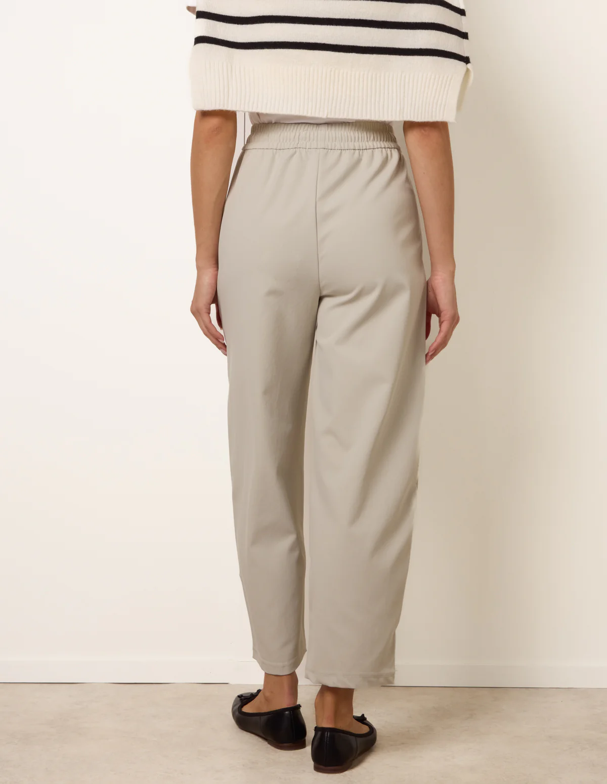 Elastic Waist Drawstring Trousers - Image 4