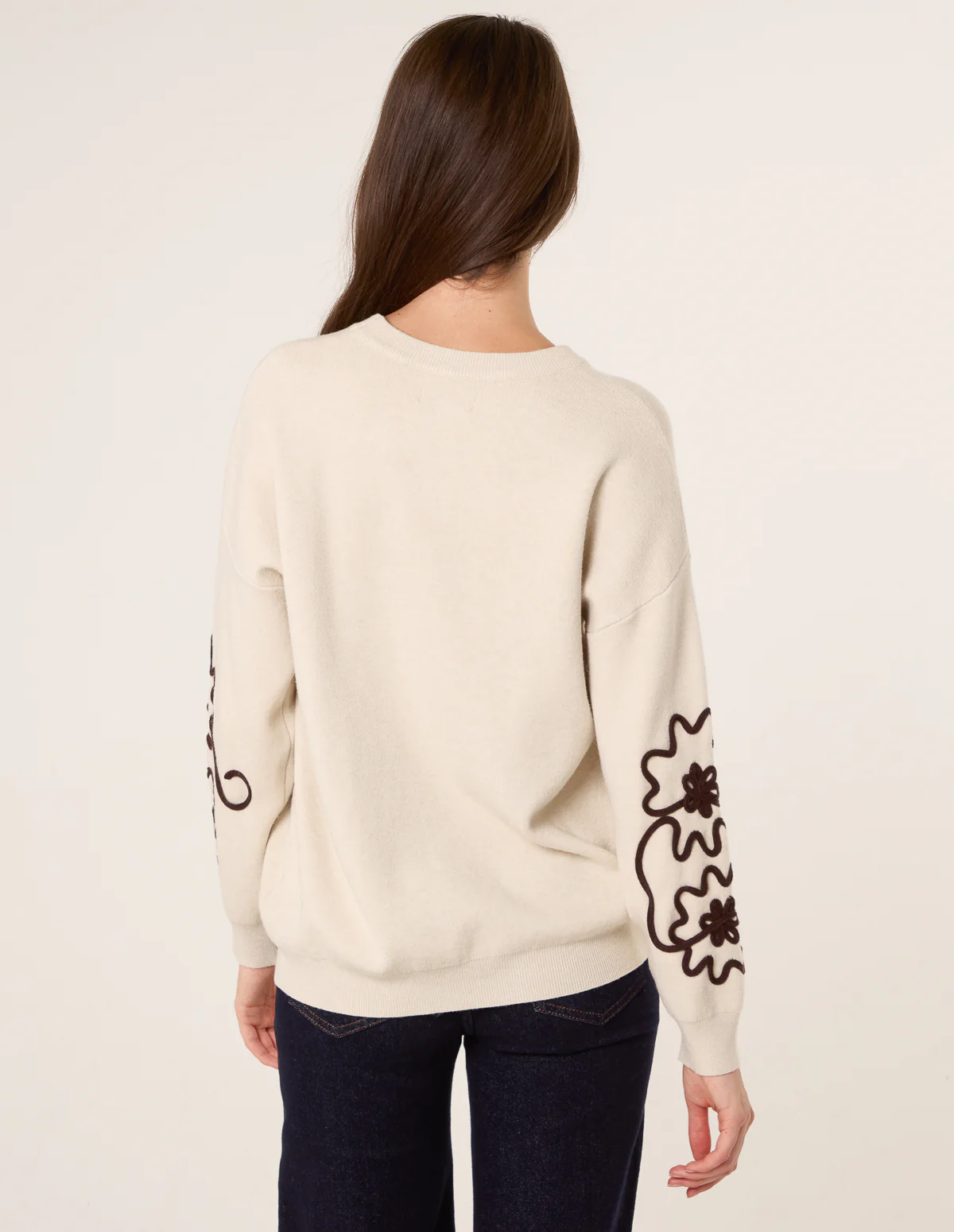 Floral Embroidery Detailed Jumper - Image 5
