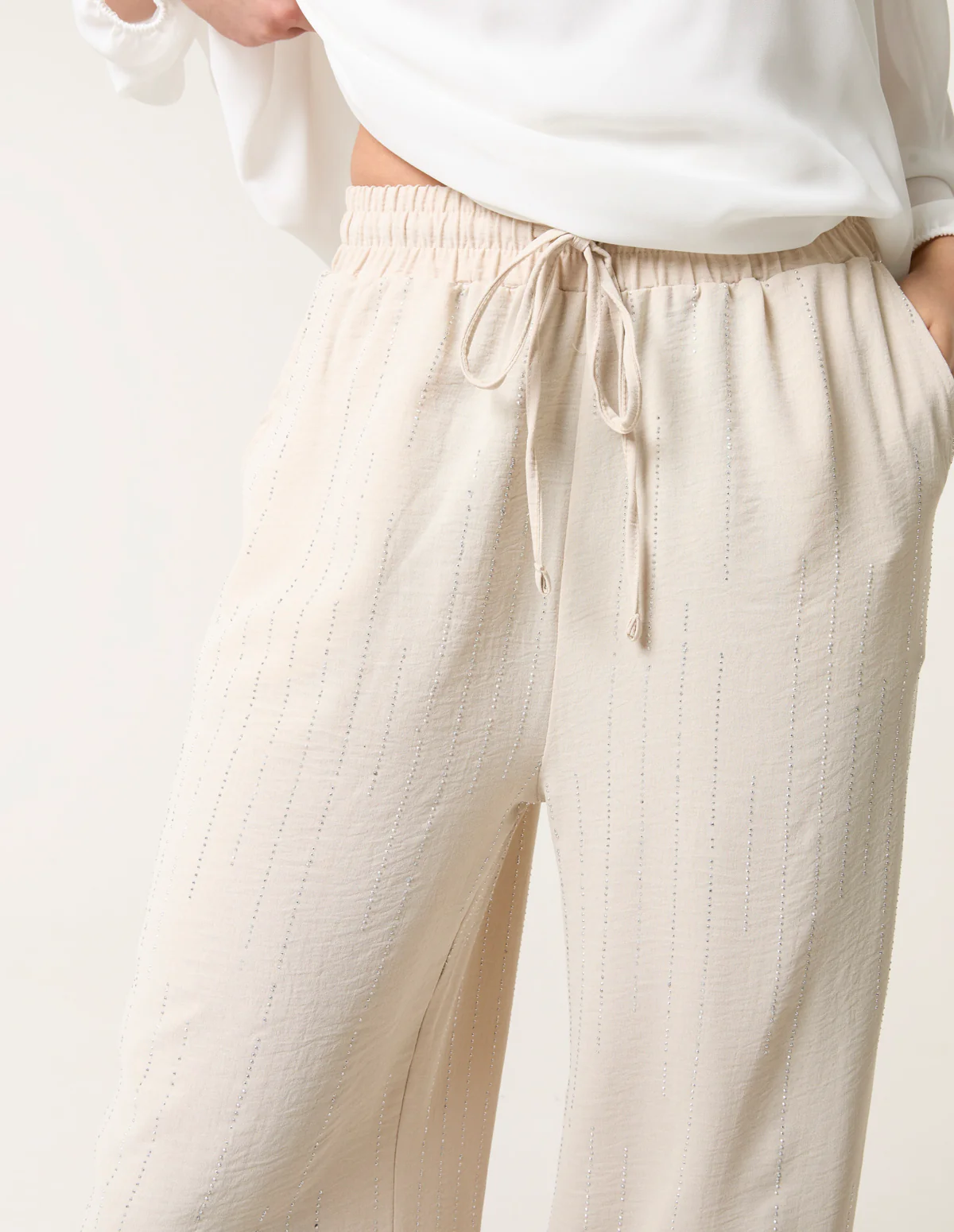 Sparkle Wide Leg Trousers - Image 3