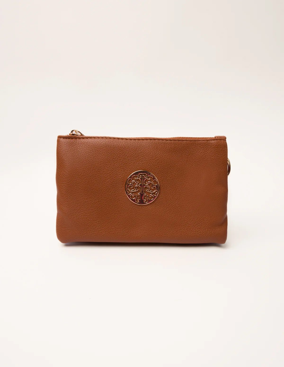 Detailed Zip Up Purse With Detachable Strap - Image 3