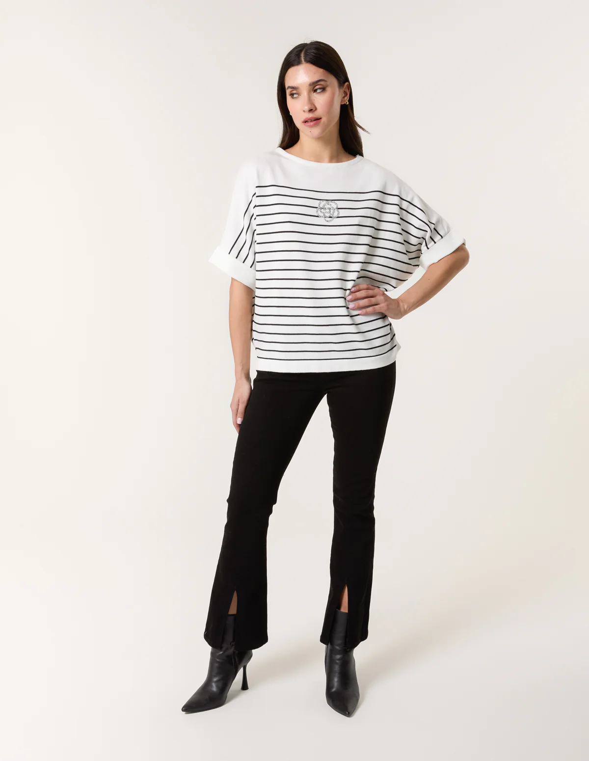 Top With Horizontal Stripe - Image 3
