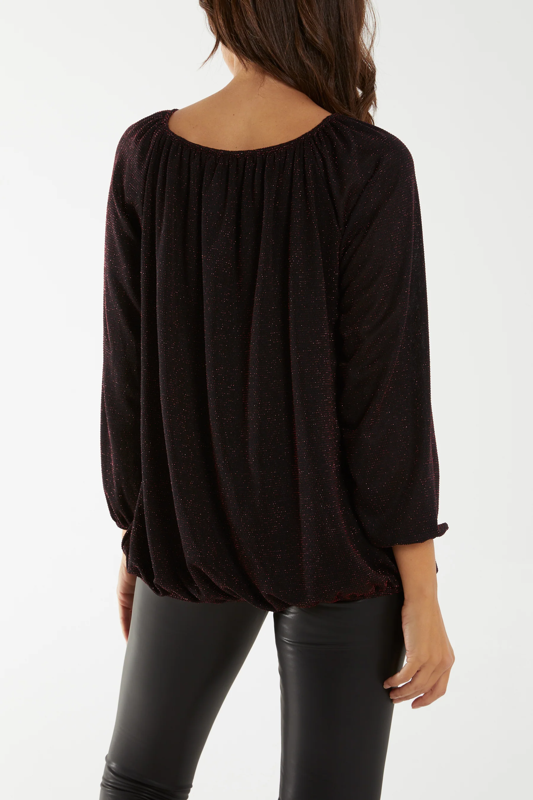 Glitter Bow Blouse - Image 2